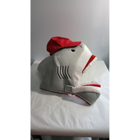 Sazac Shark Head‎ Mask Costume Plush Mascot Halloween - Picture 2 of 6